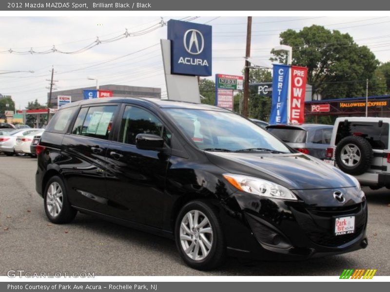 Brilliant Black / Black 2012 Mazda MAZDA5 Sport