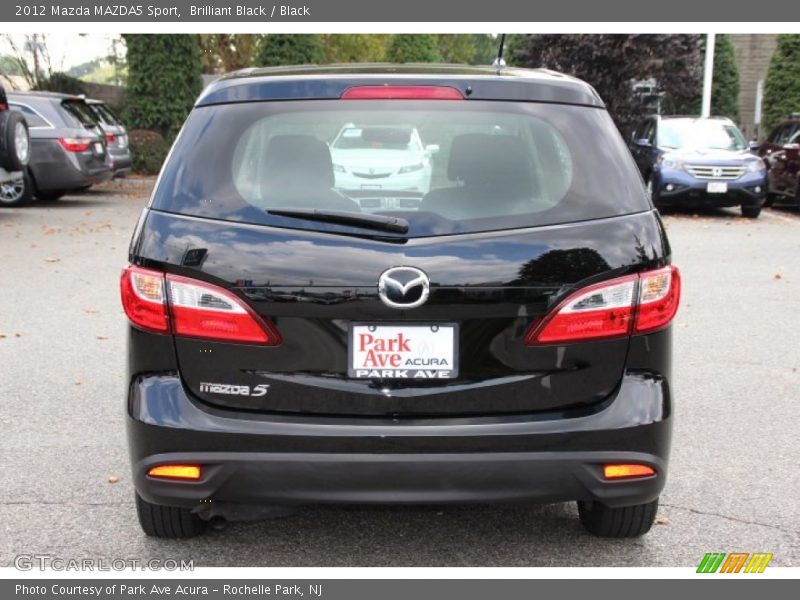 Brilliant Black / Black 2012 Mazda MAZDA5 Sport