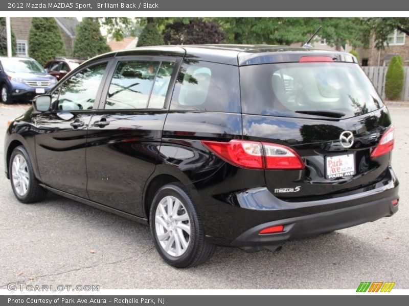 Brilliant Black / Black 2012 Mazda MAZDA5 Sport