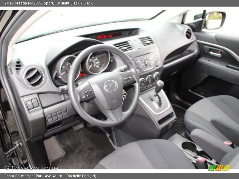 Brilliant Black / Black 2012 Mazda MAZDA5 Sport