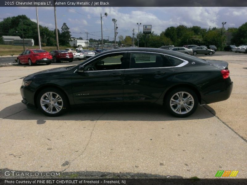Ashen Gray Metallic / Jet Black 2015 Chevrolet Impala LT