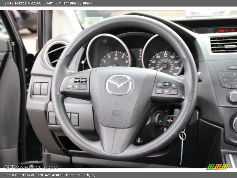 Brilliant Black / Black 2012 Mazda MAZDA5 Sport