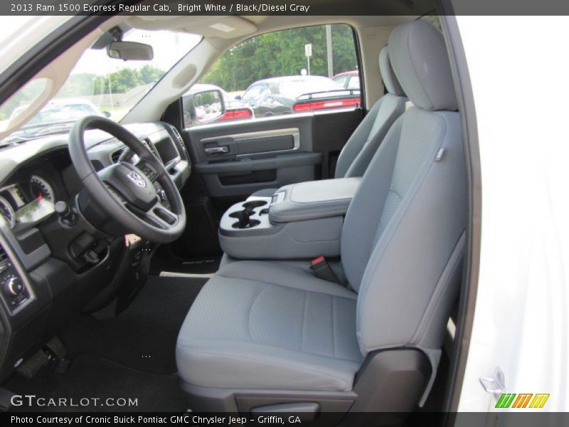 Bright White / Black/Diesel Gray 2013 Ram 1500 Express Regular Cab