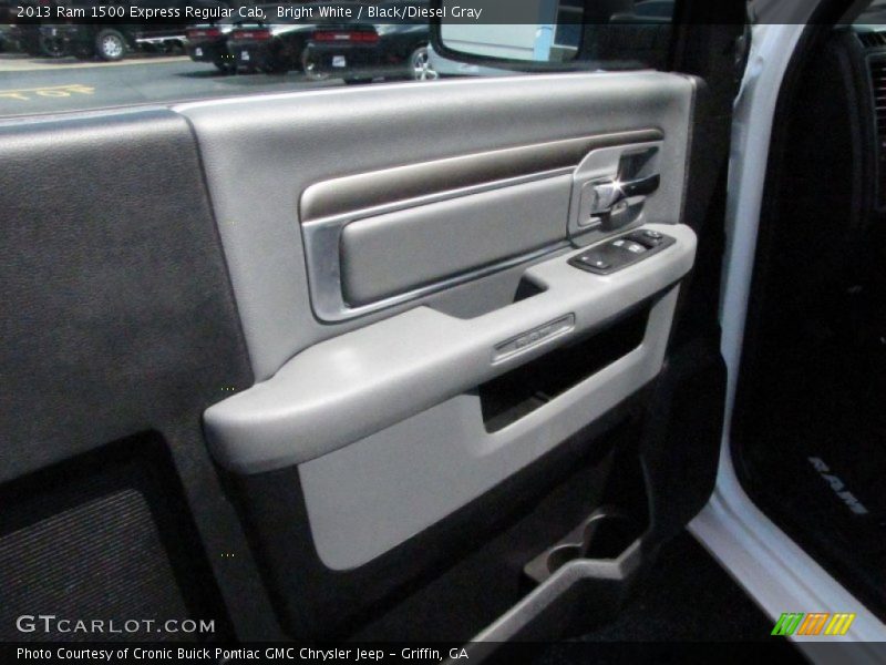 Bright White / Black/Diesel Gray 2013 Ram 1500 Express Regular Cab