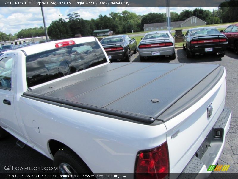 Bright White / Black/Diesel Gray 2013 Ram 1500 Express Regular Cab