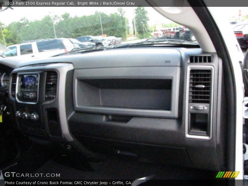Bright White / Black/Diesel Gray 2013 Ram 1500 Express Regular Cab