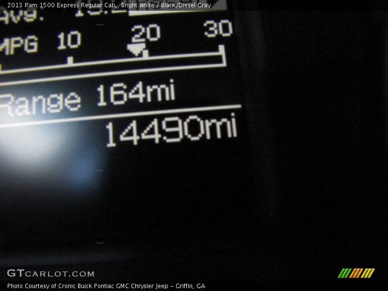 Bright White / Black/Diesel Gray 2013 Ram 1500 Express Regular Cab