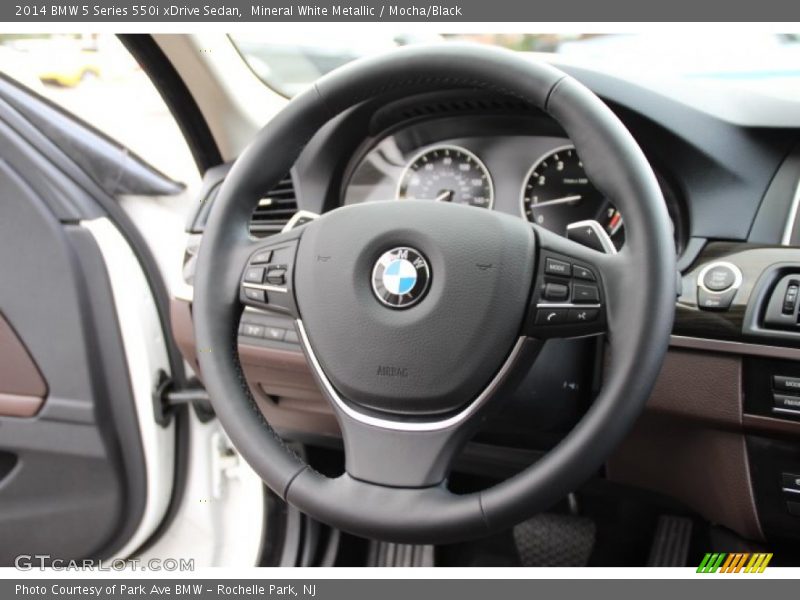  2014 5 Series 550i xDrive Sedan Steering Wheel