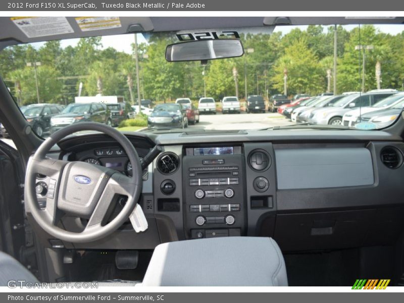 Tuxedo Black Metallic / Pale Adobe 2012 Ford F150 XL SuperCab