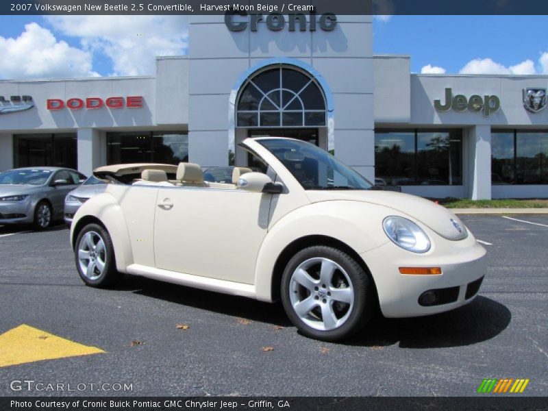 Harvest Moon Beige / Cream 2007 Volkswagen New Beetle 2.5 Convertible