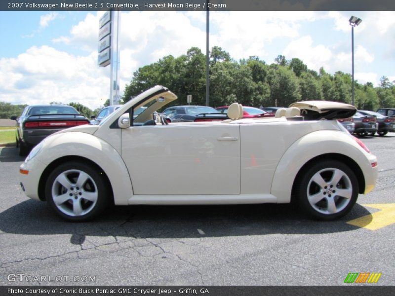 Harvest Moon Beige / Cream 2007 Volkswagen New Beetle 2.5 Convertible