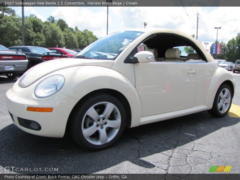 Harvest Moon Beige / Cream 2007 Volkswagen New Beetle 2.5 Convertible