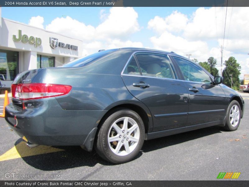 Deep Green Pearl / Ivory 2004 Honda Accord EX V6 Sedan