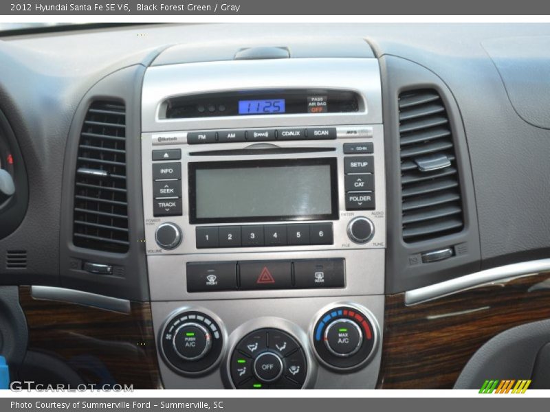 Black Forest Green / Gray 2012 Hyundai Santa Fe SE V6
