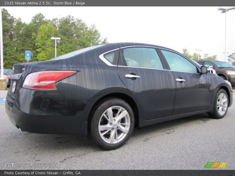 Storm Blue / Beige 2015 Nissan Altima 2.5 SV