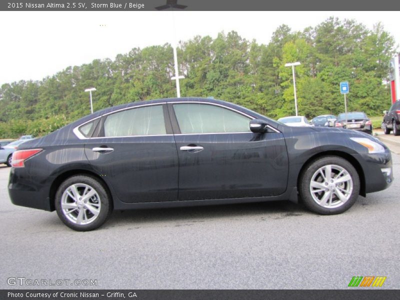 Storm Blue / Beige 2015 Nissan Altima 2.5 SV