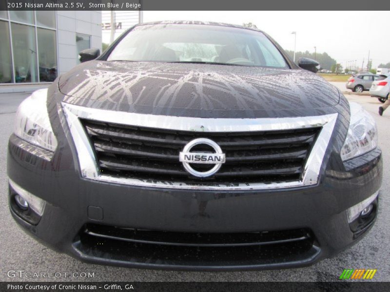 Storm Blue / Beige 2015 Nissan Altima 2.5 SV