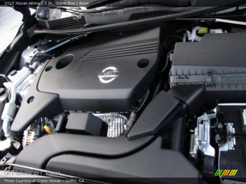 Storm Blue / Beige 2015 Nissan Altima 2.5 SV
