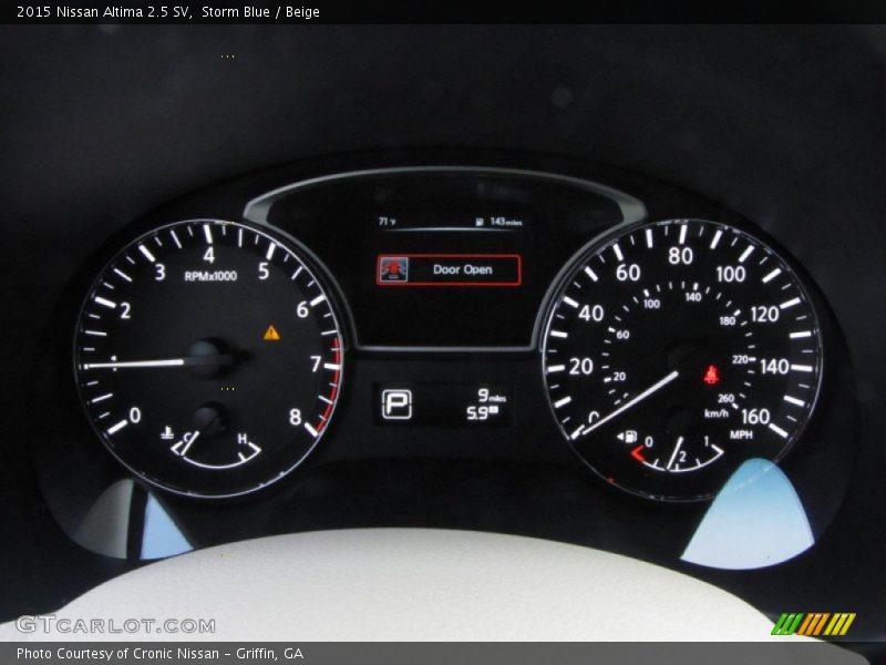 Storm Blue / Beige 2015 Nissan Altima 2.5 SV