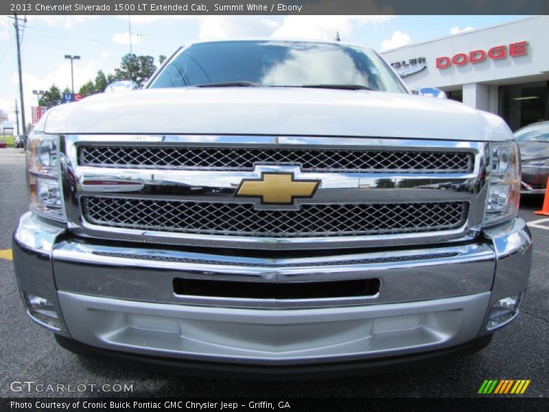 Summit White / Ebony 2013 Chevrolet Silverado 1500 LT Extended Cab
