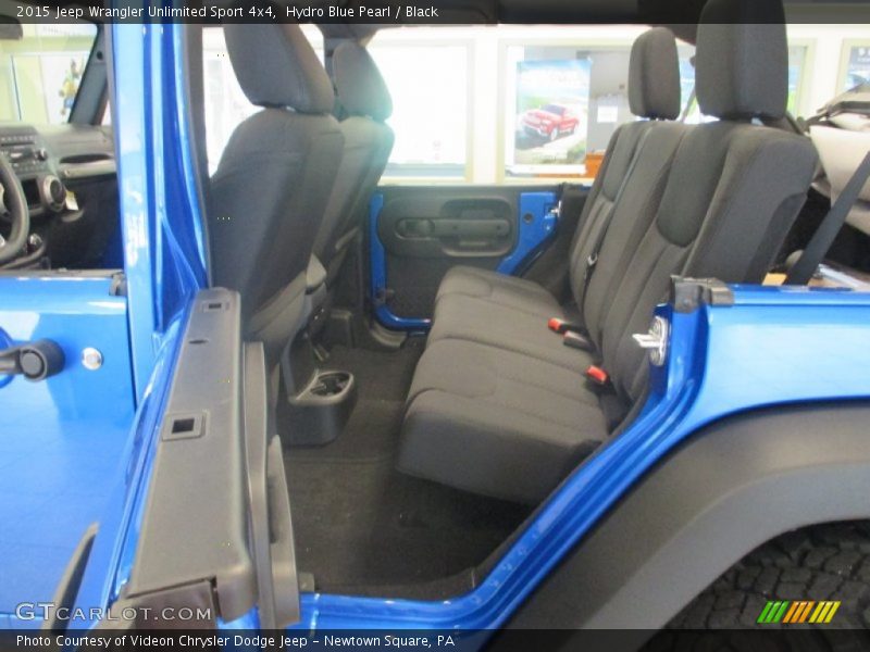 Rear Seat of 2015 Wrangler Unlimited Sport 4x4