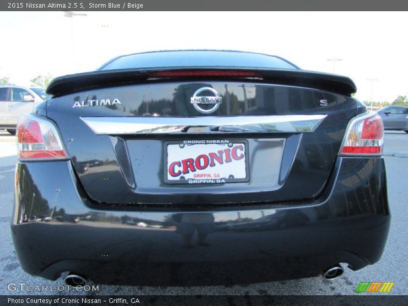 Storm Blue / Beige 2015 Nissan Altima 2.5 S