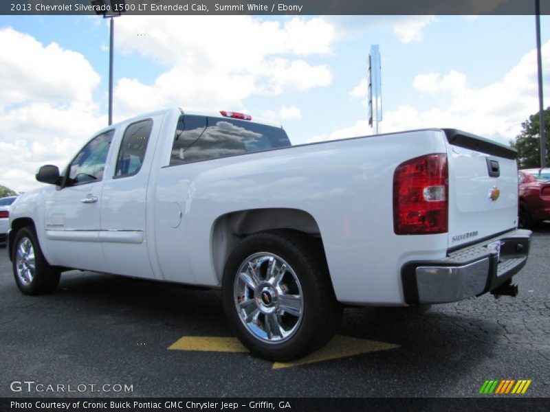 Summit White / Ebony 2013 Chevrolet Silverado 1500 LT Extended Cab