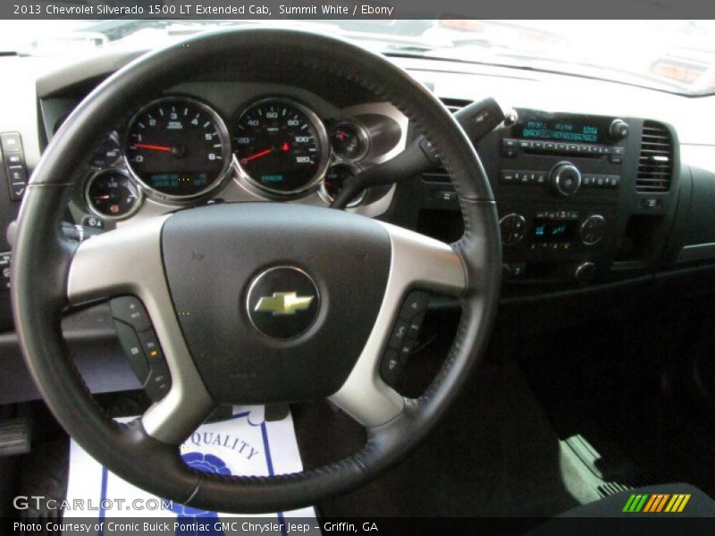 Summit White / Ebony 2013 Chevrolet Silverado 1500 LT Extended Cab