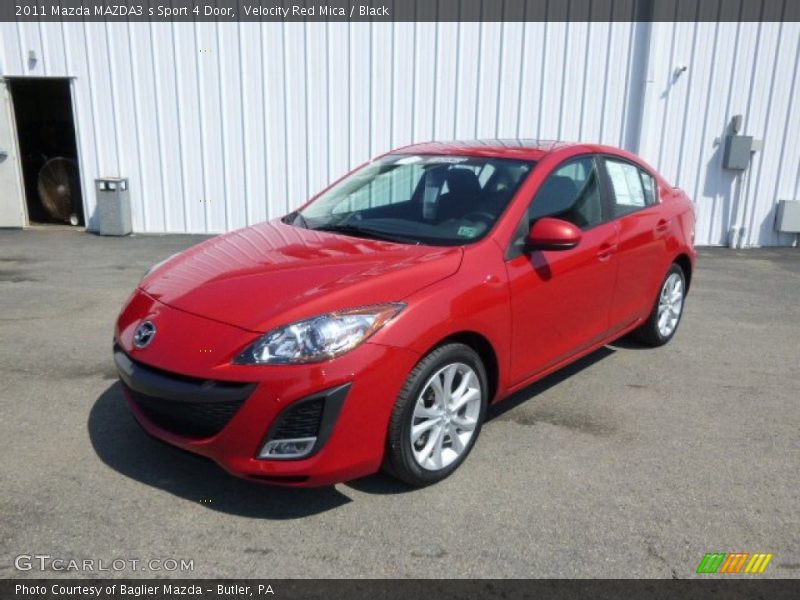 Velocity Red Mica / Black 2011 Mazda MAZDA3 s Sport 4 Door