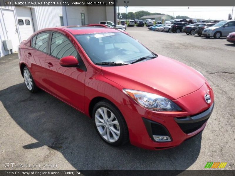 Velocity Red Mica / Black 2011 Mazda MAZDA3 s Sport 4 Door