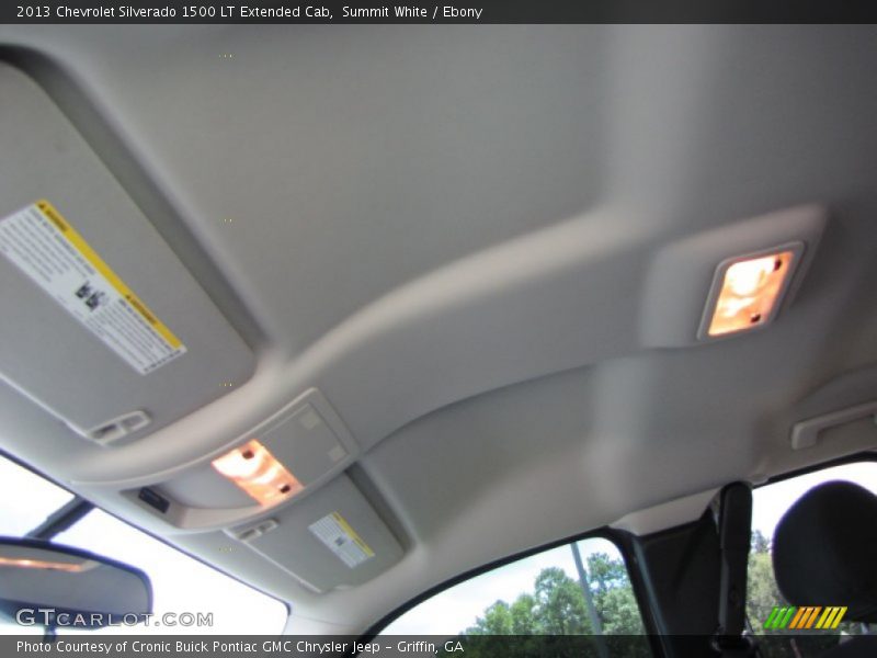Summit White / Ebony 2013 Chevrolet Silverado 1500 LT Extended Cab