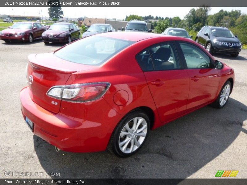 Velocity Red Mica / Black 2011 Mazda MAZDA3 s Sport 4 Door