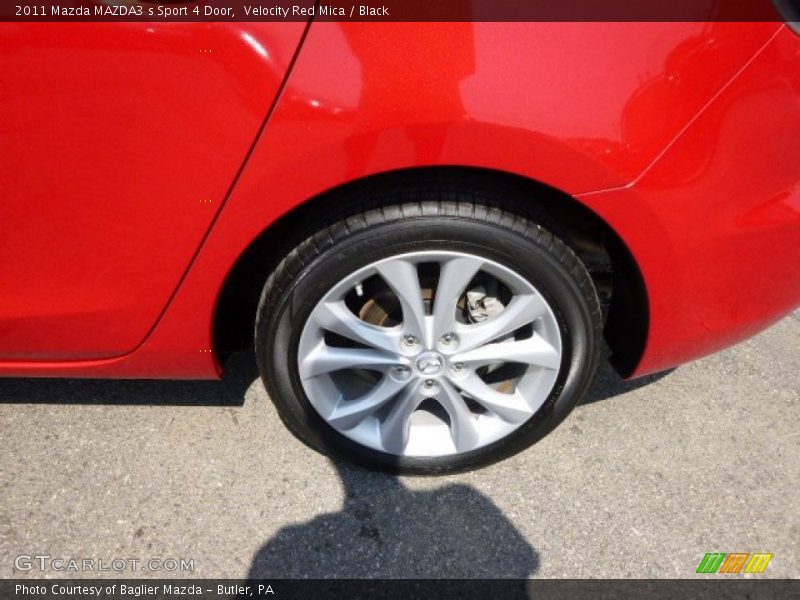 Velocity Red Mica / Black 2011 Mazda MAZDA3 s Sport 4 Door