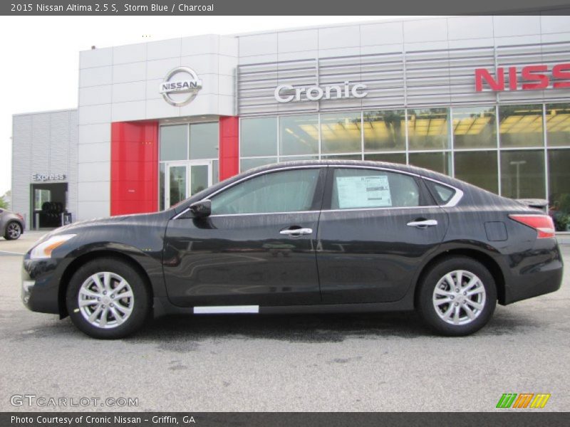 Storm Blue / Charcoal 2015 Nissan Altima 2.5 S