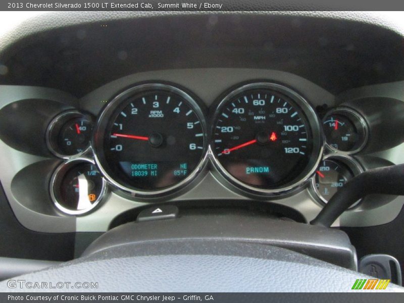 Summit White / Ebony 2013 Chevrolet Silverado 1500 LT Extended Cab