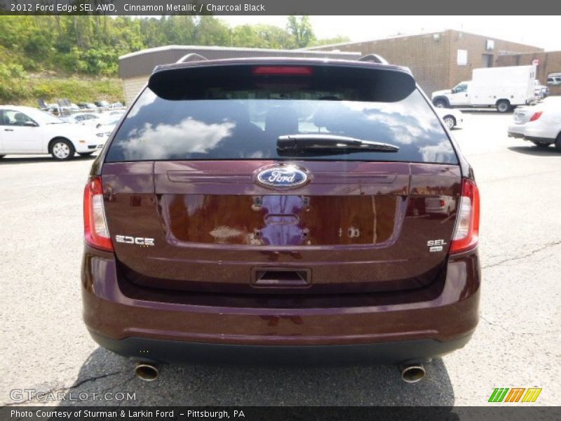 Cinnamon Metallic / Charcoal Black 2012 Ford Edge SEL AWD