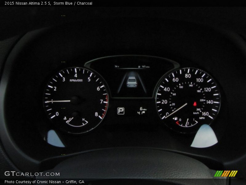 Storm Blue / Charcoal 2015 Nissan Altima 2.5 S