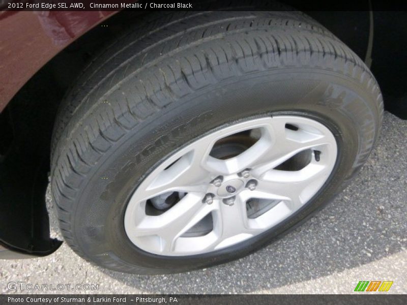 Cinnamon Metallic / Charcoal Black 2012 Ford Edge SEL AWD