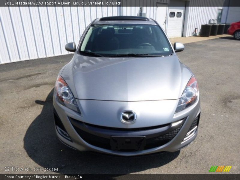 Liquid Silver Metallic / Black 2011 Mazda MAZDA3 s Sport 4 Door