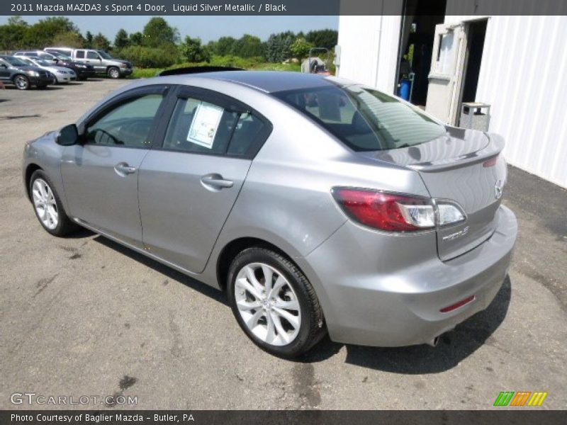 Liquid Silver Metallic / Black 2011 Mazda MAZDA3 s Sport 4 Door