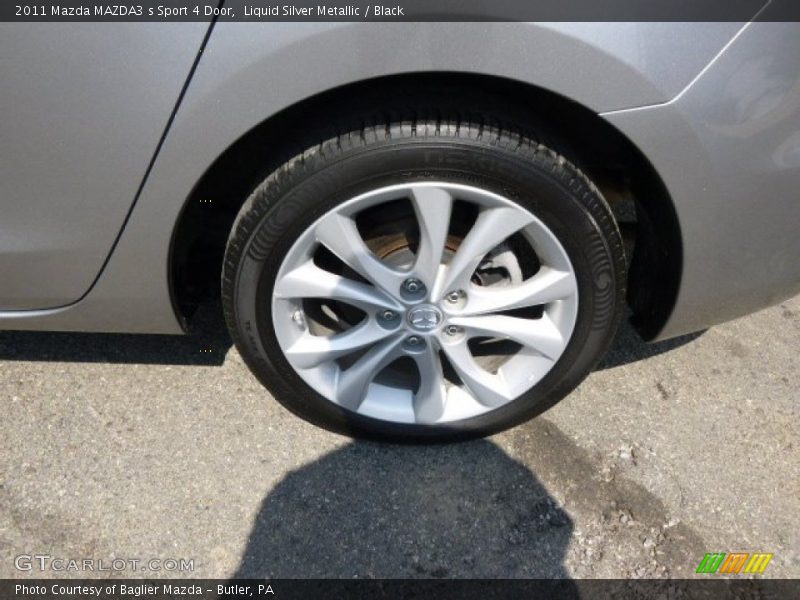 Liquid Silver Metallic / Black 2011 Mazda MAZDA3 s Sport 4 Door