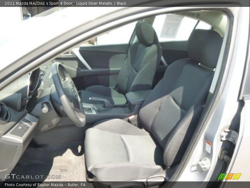 Liquid Silver Metallic / Black 2011 Mazda MAZDA3 s Sport 4 Door