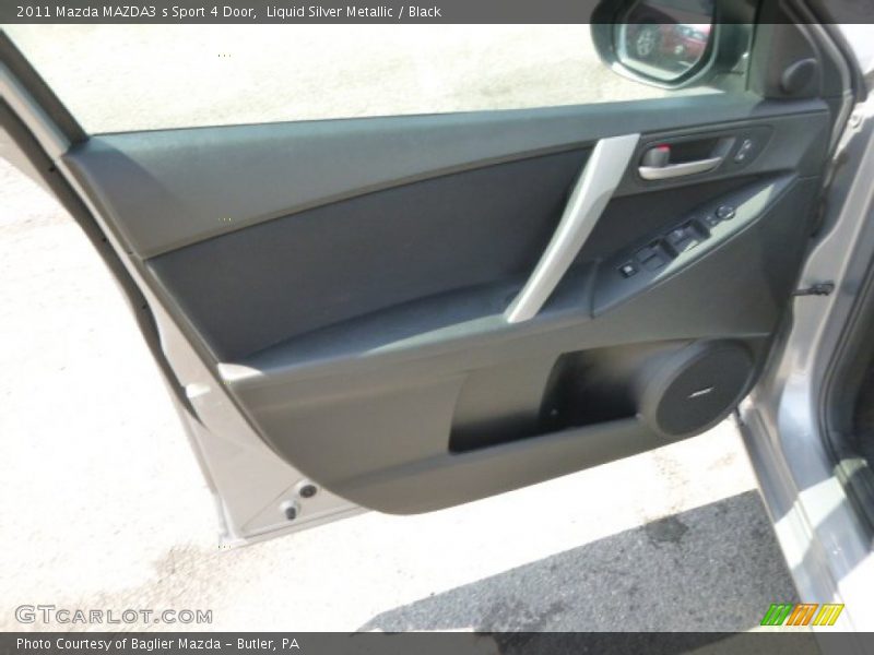 Liquid Silver Metallic / Black 2011 Mazda MAZDA3 s Sport 4 Door