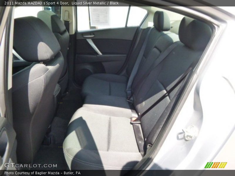 Liquid Silver Metallic / Black 2011 Mazda MAZDA3 s Sport 4 Door