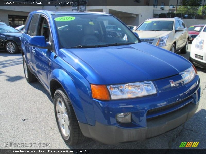 Pacific Blue / Gray 2005 Saturn VUE V6 AWD