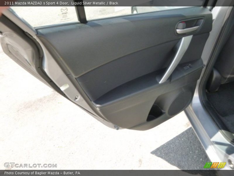 Liquid Silver Metallic / Black 2011 Mazda MAZDA3 s Sport 4 Door