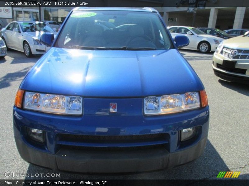 Pacific Blue / Gray 2005 Saturn VUE V6 AWD