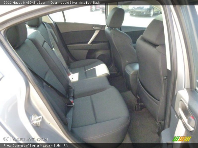 Liquid Silver Metallic / Black 2011 Mazda MAZDA3 s Sport 4 Door