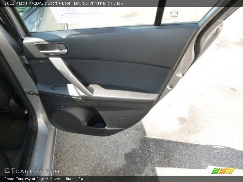 Liquid Silver Metallic / Black 2011 Mazda MAZDA3 s Sport 4 Door