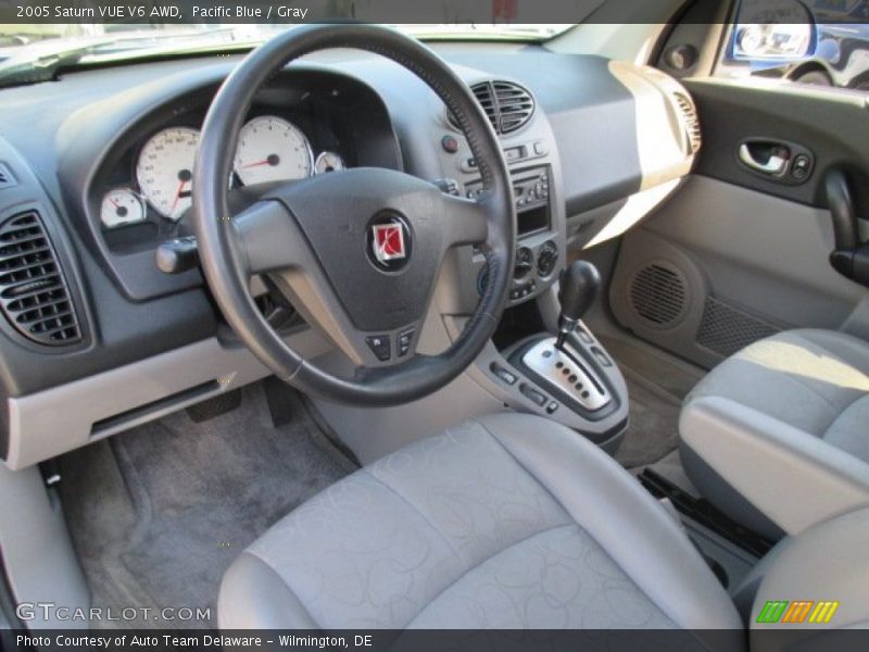 Pacific Blue / Gray 2005 Saturn VUE V6 AWD